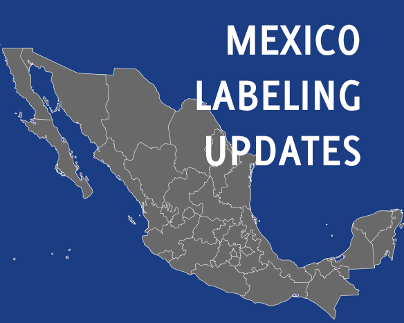 墨西哥概述的包装前和营养标签调节更新