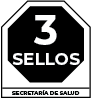 3 Tres sellos Mexicos前面的包装警告封条